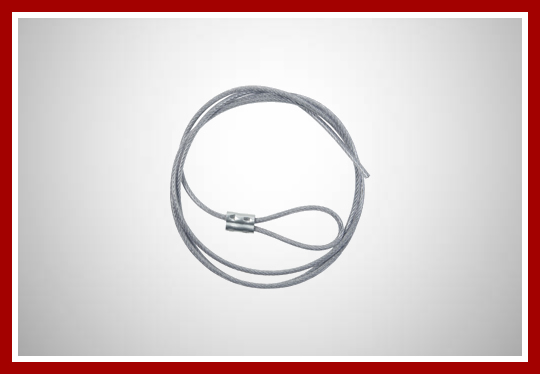 Cabo de aço com laço