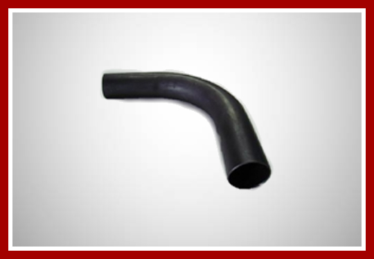 Curva ferro longa 90° preta