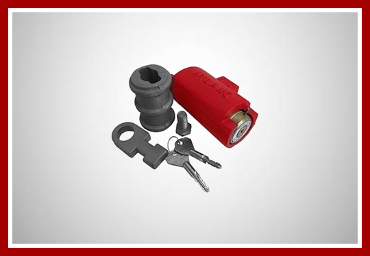 Cadeado automático Milano para porta de aço