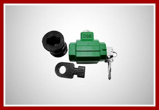 Cadeado para porta de aço