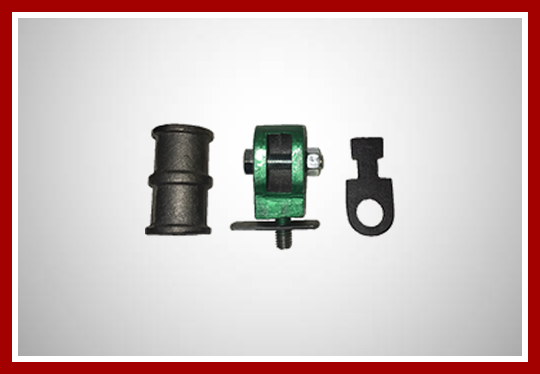 Trava interna para porta de aço