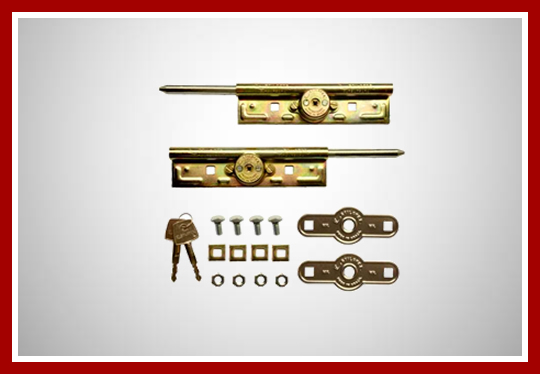 Trava lateral para porta de aço - Chapa