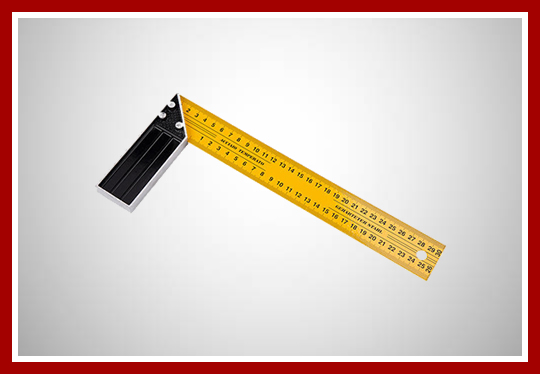 Esquadro de alumínio