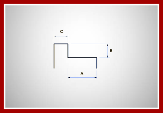 Batente reto chapa 16