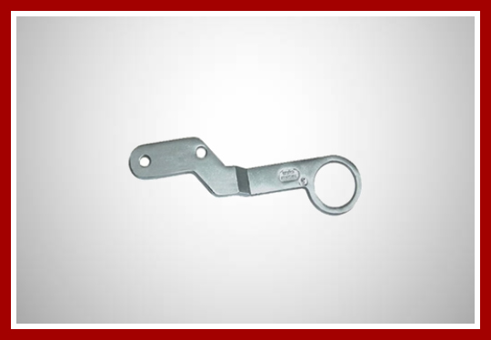 Alavanca de ferro cromada Zamak