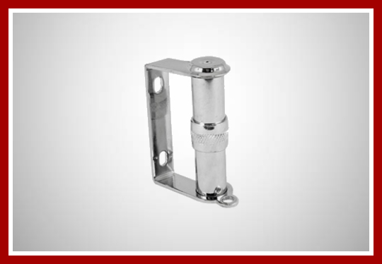 Puxador de ferro cromado de correr para vitrô