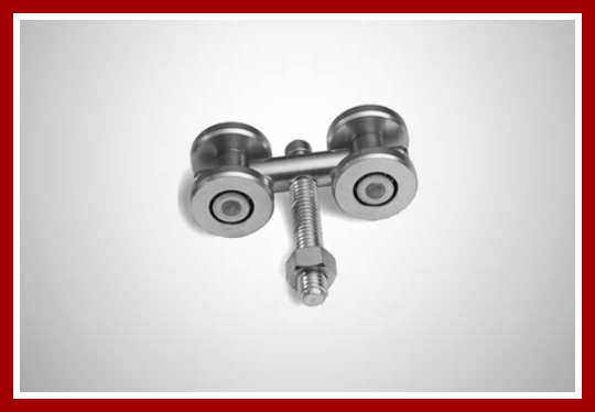 Rodízio quadruplo para mini guia