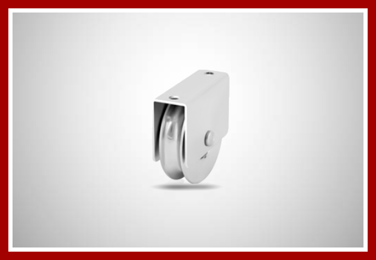 Roldana com caixa para redondo