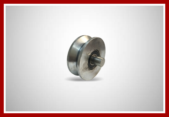 Roldana com rolamento duplo