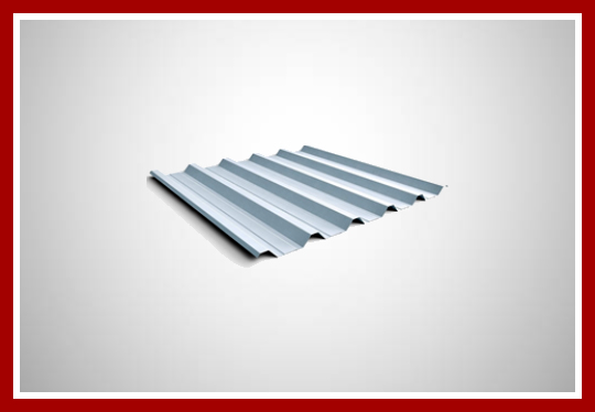 Telha simples galvanizada trapézio 40