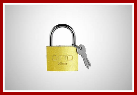 Cadeado Oitto chave simples