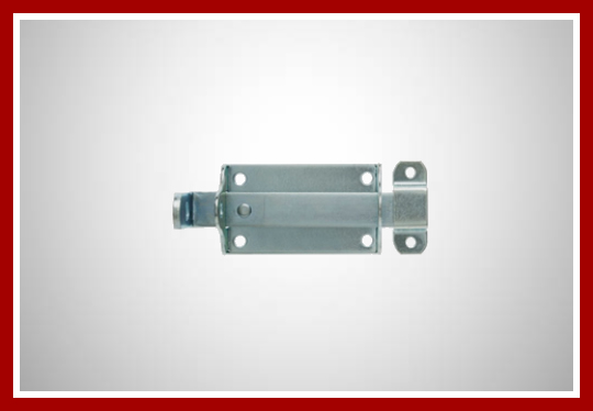 Trinco chato de ferro galvanizado