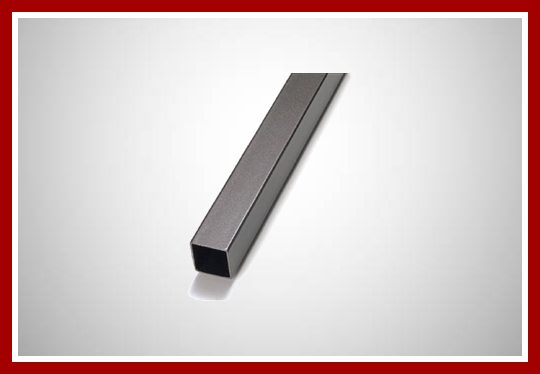 Tubo quadrado preto 50 x 50
