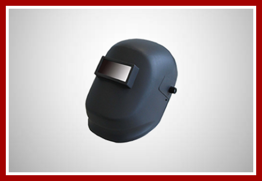 Máscara de solda para suporte de mão ou de cabeça