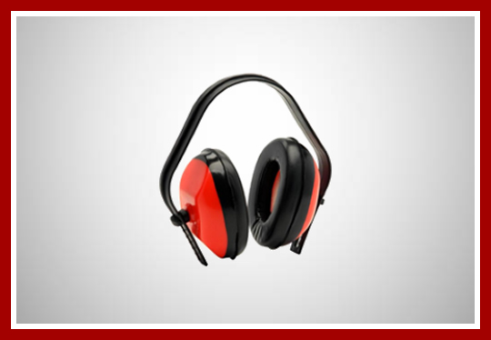 Protetor de ouvido com abafador